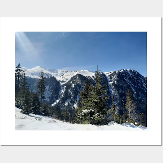 Winter mountains Wall Art by stuff